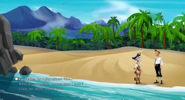 Herman Toothrot swój zwyczaj zwracania się bezpośrednio do gracza zachował również w odświeżonej wersji Małpiej Wyspy. - 2015-07-25