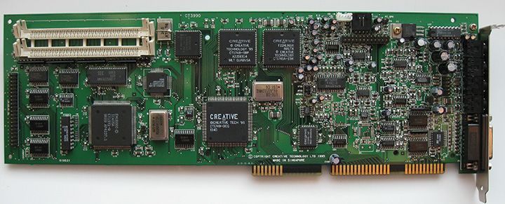 Sound Blaster AWE32 budził respekt nie tylko ceną, ale i rozmiarem. - 2017-01-08