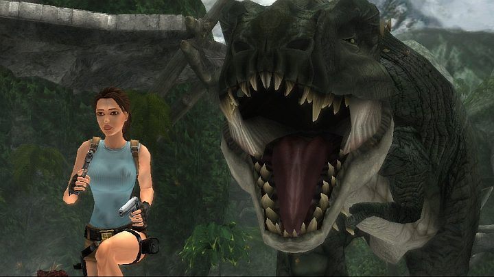 Lara kontra oszalały T-Rex (Tomb Raider Anniversary, 2007) - 2016-11-21