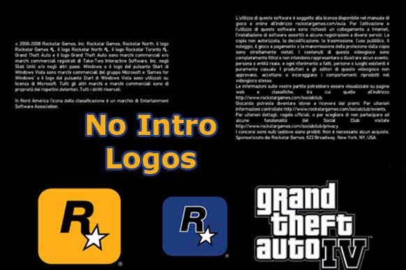 Grand Theft Auto IV mod No Intro Logos 