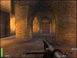 Korytarzem dotrzemy do pomieszczenia, w którym po zabiciu dwóch Niemców oraz dwóch zombie, będziemy mogli zabrać ze stołu dziennik Profesora Zempha - Mission 2: Part 2 | Solucja Return to Castle Wolfenstein - Return to Castle Wolfenstein - poradnik do gry