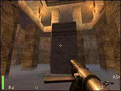 Sekret 2 - Gdy uruchomimy kolejną dźwignię, ze dwóch krypt w ścianach wyjdą zombie - Mission 2: Part 3 | Solucja Return to Castle Wolfenstein - Return to Castle Wolfenstein - poradnik do gry