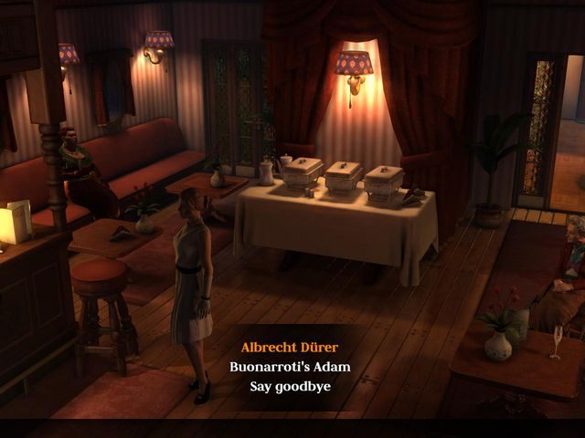 Rozmowa z kapitanem - Podczas rejsu - Rozdział 7 - Na statku - The Raven: Legacy of a Master Thief - poradnik do gry