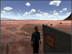 Rozejrzałem się uważnie i za moimi plecami zauważyłem metalową tablicę - Uru: Ages Beyond Myst - poradnik do gry