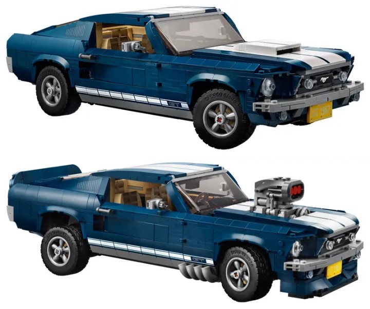 Źródło: LEGO; materiały promocyjne - Niedługo ten zestaw może być wart majątek. LEGO Ford Mustang to Święty Grall nie tylko dla miłośników klocków, ale i każdego fana motoryzacji - wiadomość - 2024-05-06