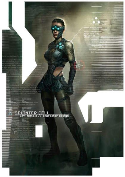 Kobieta-szpieg w Tom Clancy's Splinter Cell: Double Agent na platformie PS3 - ilustracja #1
