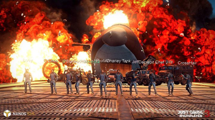Cool Guys Don’t Look at Explosions. - Just Cause 3: Multiplayer Mod zadebiutuje 20 lipca na platformie Steam - wiadomość - 2017-07-14