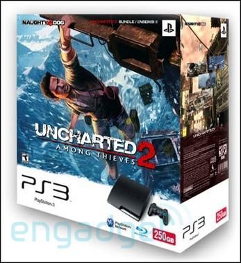 Zdjęcie zestawu PlayStation 3 Slim 250 GB z Uncharted 2 - ilustracja #1