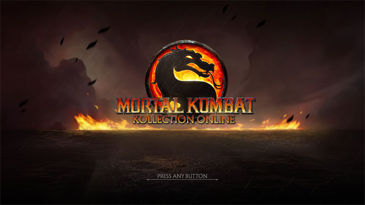 Ekran startowy z kolekcji, nad którą pracowało studio Blind Squirrel Games. - Mortal Kombat Kollection Online – remastery pierwszej trylogii prawie pewne - wiadomość - 2020-01-22