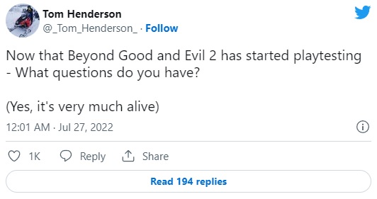 Beyond Good & Evil 2 żyje, testy w toku - ilustracja #1