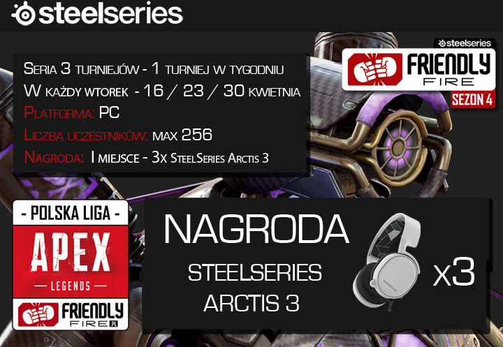 Powalcz o sprzęt SteelSeries w Polskiej Lidze Apex Legends - ilustracja #2
