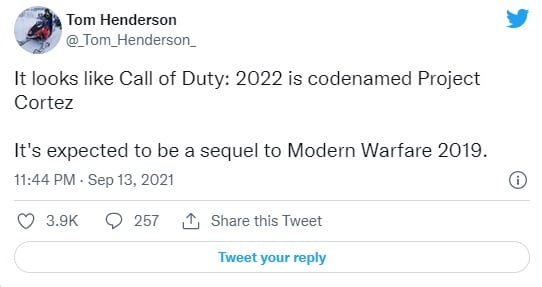 Call of Duty: Modern Warfare 2 kolejną odsłoną serii wg Toma Hendersona - ilustracja #1