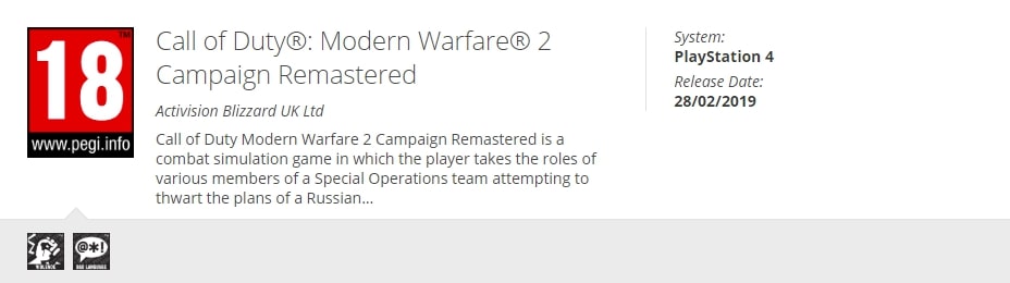 Wygląda na to, że remaster zaoferuje wyłącznie kampanię fabularną.