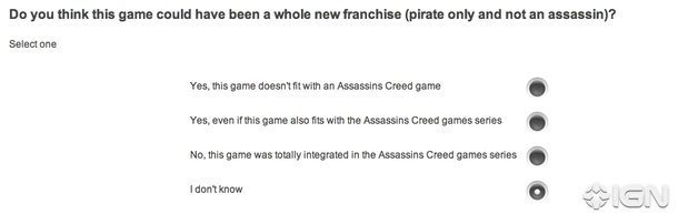 Ankieta firmy Ubisoft - Assassin's Creed IV: Black Flag zapoczątkuje odrębną serię gier? - ilustracja #1