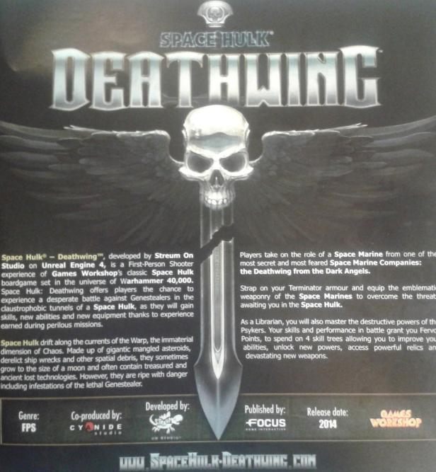 Broszura reklamująca Deathwing (źródło: NeoGaf.com) - Space Hulk: Deathwing kolejną grą w świecie Warhammera 40K? - wiadomość - 2013-08-25