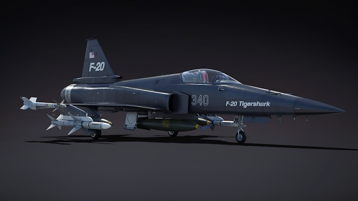 F20-A Tigershark (źródło: warthunder.com) - Aktualizacja Alpha Strike w War Thunder z nowymi maszynami - wiadomość - 2024-04-04