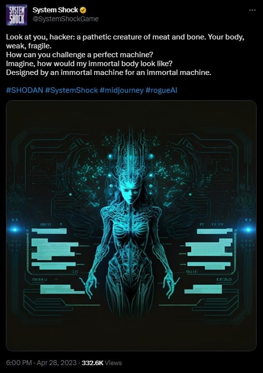 Twórcy System Shocka wkurzyli graczy grafiką AI, Blizzard też idzie w tym kierunku - ilustracja #1