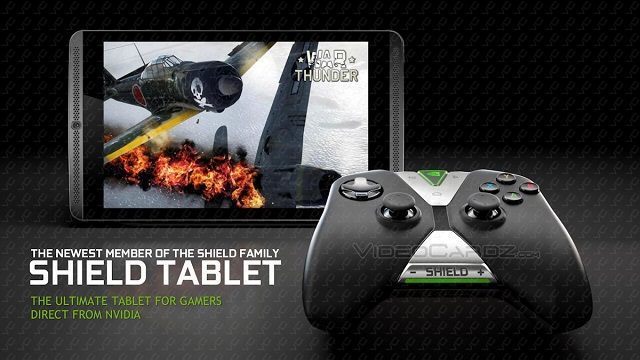 SHIELD Tablet i kontroler SHIELD. Źródło: VideoCardz.com - SHIELD Tablet - Nvidia zaprezentuje nowe urządzenie 22 lipca - wiadomość - 2014-07-19
