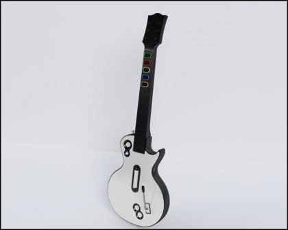 Gitara do Guitar Hero III na X360 kompatybilna z wersją na PC - ilustracja #1