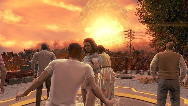 Jak doskonale wiemy, akcja Fallouta 4 rozpocznie się przed wybuchem nuklearnym. - Fallout 4 - screeny z wersji PlayStation 4 i unboxing Pip-Boy Edition - wiadomość - 2015-11-01
