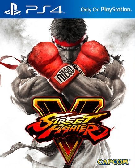 Projekt okładki gry Street Fighter V.