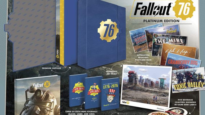 Gadżetów jest tyle, że nie mieszczą się w obrazku 16:9. - Fallout 76 Platinum Prima Guide – jak wydać 427 złotych na bonusy z gry [Aktualizacja] - wiadomość - 2018-10-18