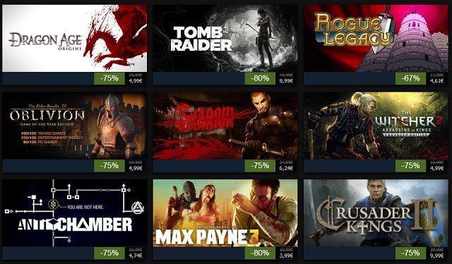 Kolejny dzień promocji w sklepie Steam. - Czwarty dzień świątecznej wyprzedaży Steam – m.in. Tomb Raider, Shadow Warrior i Max Payne 3 - wiadomość - 2013-12-22