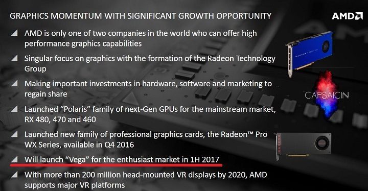 AMD Vega dopiero w przyszłym roku. - Karty grafiki oparte na AMD Vega ukażą się dopiero w przyszłym roku - wiadomość - 2016-08-29