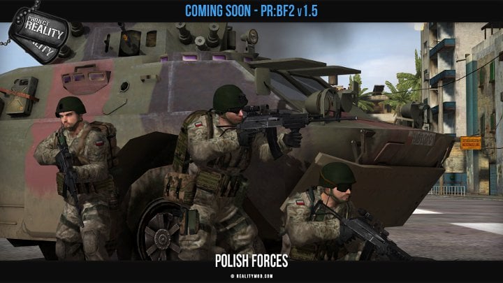 Polska armia jest już gotowa, by wkroczyć do akcji. - Project Reality - kolejna aktualizacja wprowadzi do gry polską armię - wiadomość - 2018-01-29