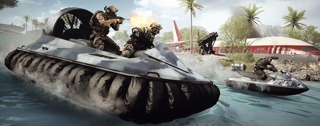 Dodatek Wojna na Morzu wprowadza do zabawy nowy pojazd – poduszkowiec. - Battlefield 4: Wojna na Morzu debiutuje dziś na PC - wiadomość - 2014-03-31