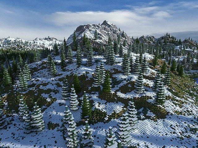 Najlepsze minecraftowe projekty – Winter Lands, Ferlania Winter i Winter Fortress - ilustracja #2
