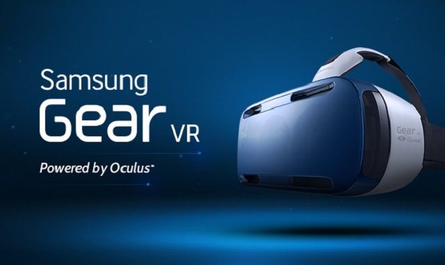 Gogle rzeczywistości wirtualnej firmy Samsung. - Gear VR – okulary do rzeczywistości wirtualnej od Samsunga zadebiutują jeszcze w tym roku - wiadomość - 2014-09-08