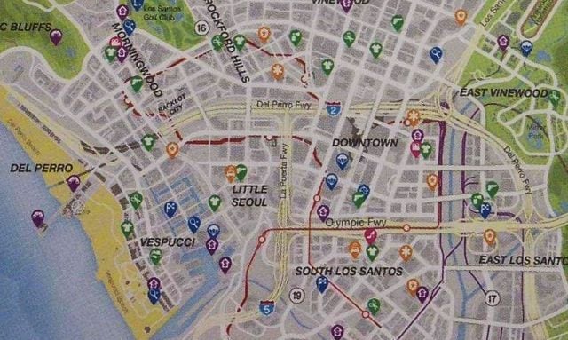 Metropolia Los Santos to zaledwie fragment całej wyspy, jaką graczom przyjdzie zwiedzić w GTA V. - GTA V – imponujące rozmiary mapy z gry - wiadomość - 2013-09-10