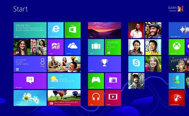 Tak wygląda ekran startowy – to on zastąpił Menu Start. - Windows 8.2 – czy druga aktualizacja przywróci wreszcie Menu Start? - wiadomość - 2013-12-12