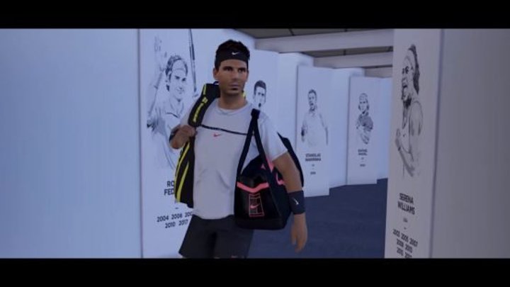 Wirtualny Rafael Nadal ma nie tylko posiadać te same umiejętności, co jego rzeczywisty odpowiednik, ale również bliźniaczo zachowywać się na korcie. - AO Tennis - nowy symulator tenisa od studia Big Ant zapowiedziany - wiadomość - 2017-12-05
