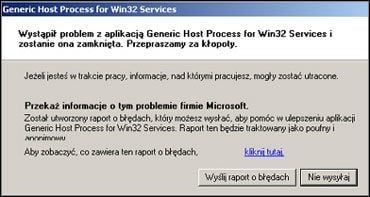 Piaski Czasu i Windows XP SP2 = duże problemy - ilustracja #1