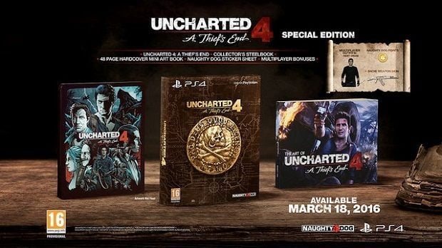 Uncharted 4: A Thief’s End Special Edition.