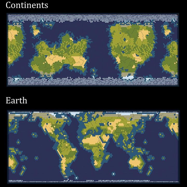 Civilization 6 - rodzaje map, zobacz różnice w przejrzysty sposób - ilustracja #3