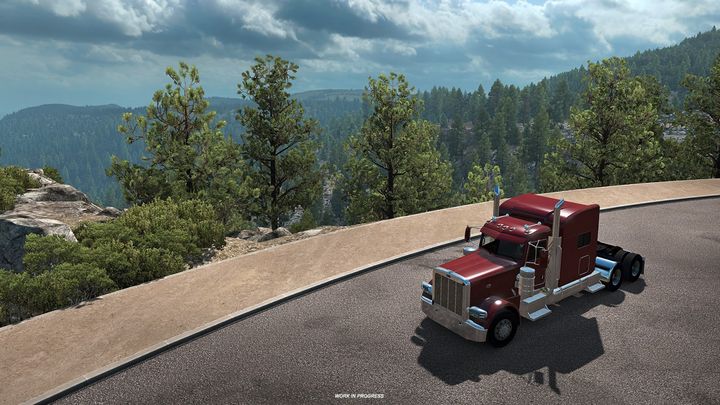 Droga stanowa CA-120 jest naprawdę bardzo malownicza. - Sporo nowości w patchu 1.31 do Euro Truck Simulator 2 i American Truck Simulator - wiadomość - 2018-05-15