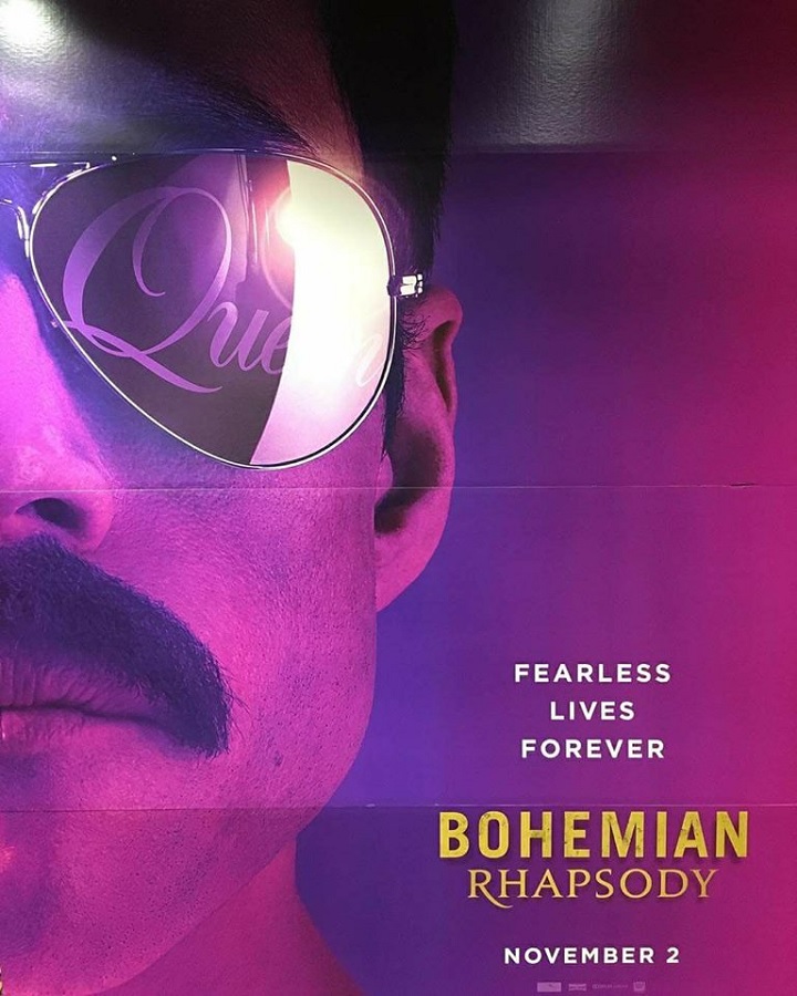 Plakat promujący Bohemian Rhapsody potrafi wpaść w oko. - Rami Malek jako Freddie Mercury w zwiastunie Bohemian Rhapsody - wiadomość - 2018-05-15