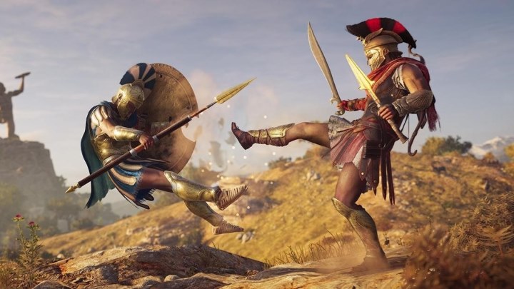 Spartański „kopniak Leonidasa” to tylko jedna z wielu zmian w Odyssey. - Nowy Assassin’s Creed nie ukaże się w przyszłym roku - wiadomość - 2018-08-23
