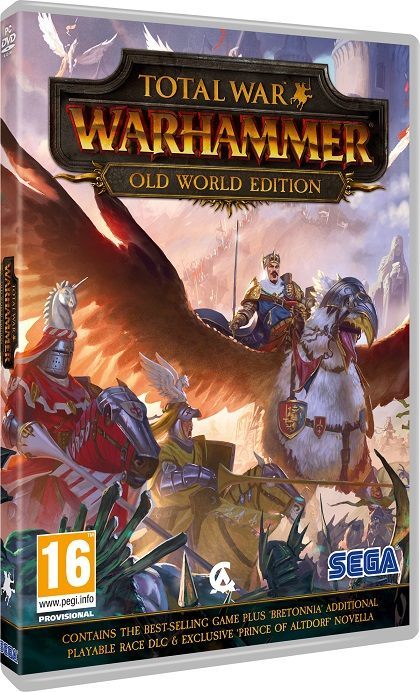 Projekt okładki gry Total War: Warhammer - Old World Edition.