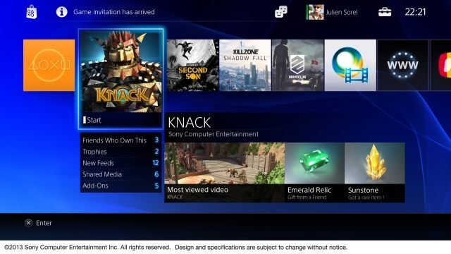 Interfejs PlayStation 4 - Aktualizacja 2.0 systemu PS4 – aplikacja YouTube i funkcja Share Play - wiadomość - 2014-08-12