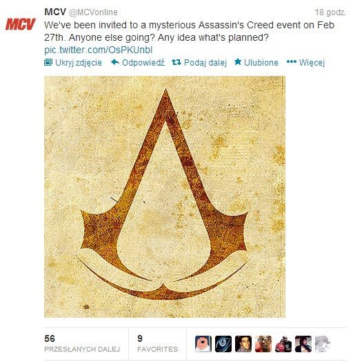 Ubisoft zapowie w tym miesiącu nową odsłonę cyklu Assassin’s Creed?