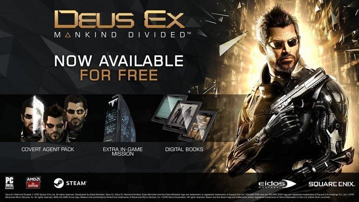 Udostępnienie za darmo pakietu premierowych DLC to miły gest ze strony Square Enix. - Deus Ex: Rozłam Ludzkości – pre-orderowe dodatki dostępne za darmo - wiadomość - 2017-01-11