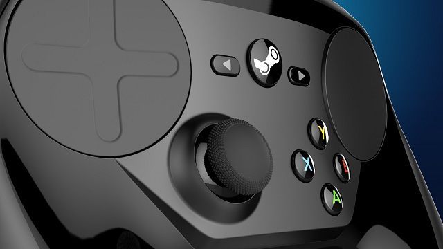 Steam Controller to niecodzienny pad z touchpadami. - Steam Controller, Steam Link i Steam Machines zadebiutowały na rynku - wiadomość - 2015-11-11