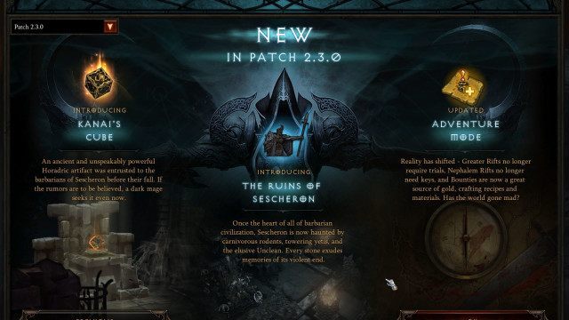 Kostka, ruiny i przygoda, czyli patch 2.3.0 w skrócie. - Diablo III - aktualizacja 2.3.0 już dostępna na europejskich serwerach - wiadomość - 2015-08-26
