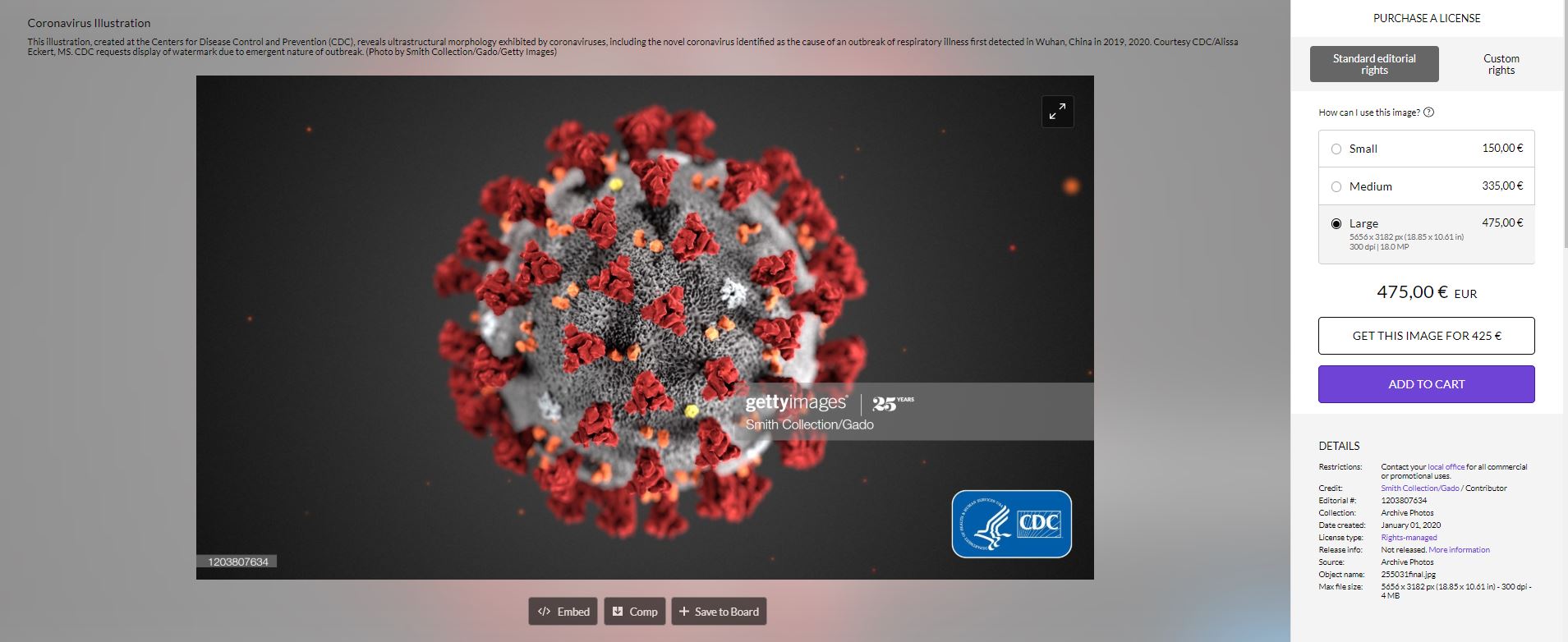 Ogólnodostępne zdjęcie koronawirusa i tak jest sprzedawane za 2000 zł - ilustracja #2