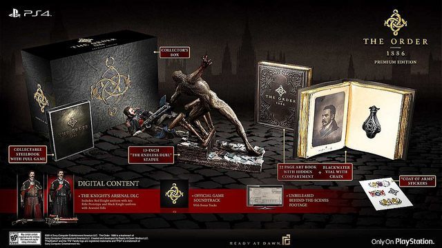 Edycja Premium The Order: 1886 - The Order:  1886 – zawartość Edycji Kolekcjonerskiej i Edycji Premium - wiadomość - 2014-06-11