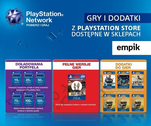 Gry, dodatki i zasilenie konta PlayStation Store w salonach sieci Empik - ilustracja #1